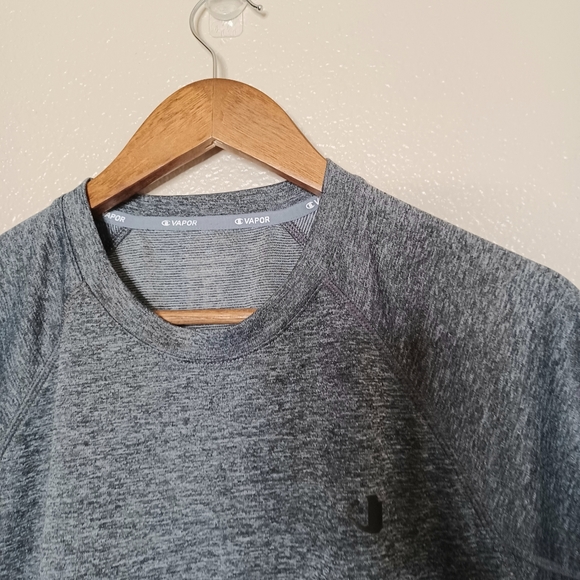 Champion Vapor Men's Medium Performance Grey Athletic Tee Short Sleeve T-shirt - Picture 7 of 12